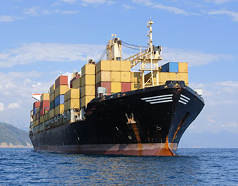 international cargo ship