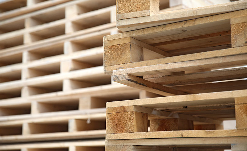 wooden pallets